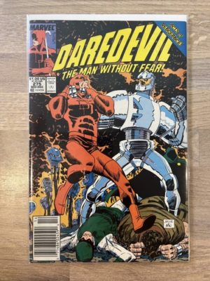 Marvel Comics Daredevil The Man Without Fear  #275 1989 Newsstand Variant Romita