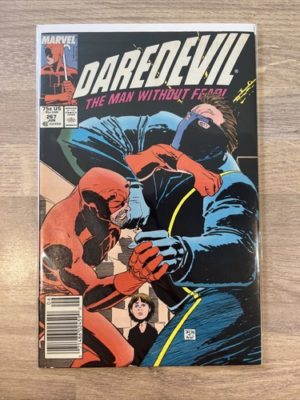 Marvel Comics Daredevil The Man Without Fear  #267 1989 Newsstand Variant