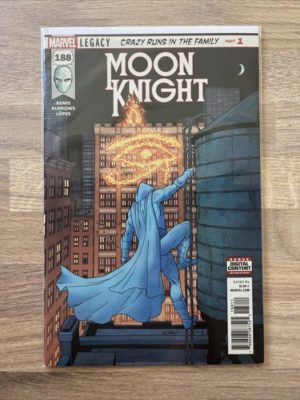 Marvel Comics Moon Knight #188 2018 1st Appearance Of Sun King