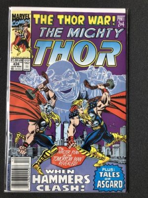 Marvel Comics The Mighty Thor #439 Rare Newsstand Edition Solid Condition