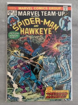 Marvel Comics Marvel Team-Up Spider-Man Hawkeye #22 Mark Jewellers Insert