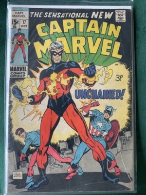 Marvel Comics Captain Marvel #17 Silver Age