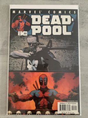 Marvel Comics Deadpool #55 Key vs Punisher 2001