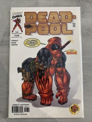 Marvel Comics Dead-Pool #36 KEY 1st Meeting With Loki 2000