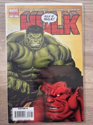 Marvel Comics Hulk #3 Red Hulk 2nd Printing Variant