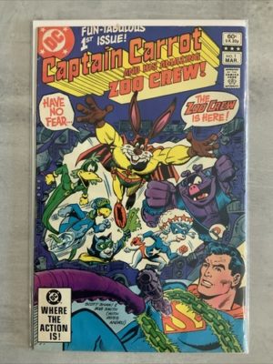 DC Comics Captain Carrot And His Amazing Zoo Crew #1 Scarce 1982 Bronze Age