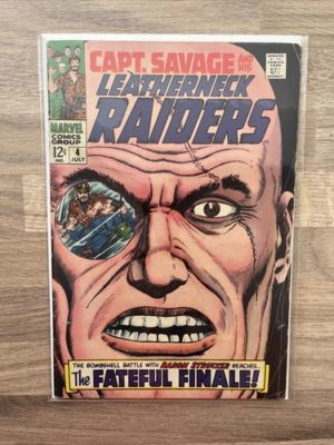 Marvel Comics Captain.Savage And His Leatherneck Raiders #4 1968 Silver Age