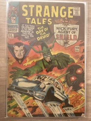Marvel Comics StrangeTailsNickFuryAgentOf Shield #144 1966 1st App JasperSitwell