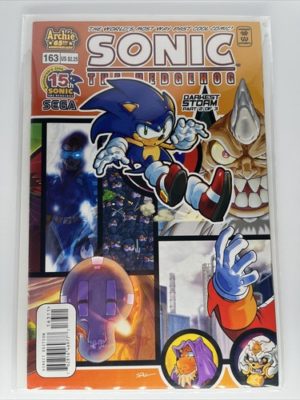 Archie Sega Comics Sonic the Hedgehog #163 Low Print Runs Scarce In UK 🔥🔥