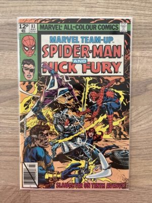 Marvel Comics Marvel Team Up Spider-Man And Nick Fury #83 1979 Bronze Age