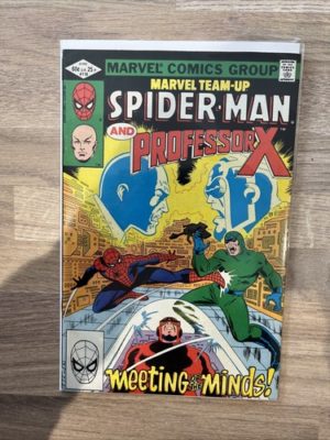 Marvel Comics Team Up Spider-Man And Professor X #118 1982 Bronze Age
