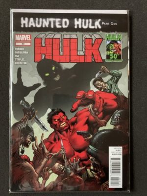 Marvel Comics Hulk #50 Red Hulk Low Print Run Lovely Condition