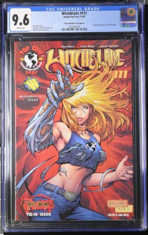 Top Cow Comics Witchblade #111 Wizard World Texas 2007 Exclusive CGC Graded 9.6