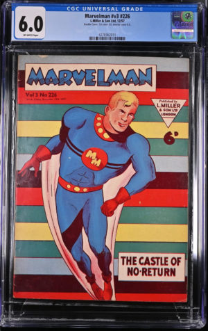 CGC Graded Comic [6.0] L.Miller Marvelman #226 1957 Double Cover 1 of a kind