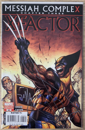 Marvel Comics X-Factor #25 2008 J Scott Campbell Variant Messiah Complex Three