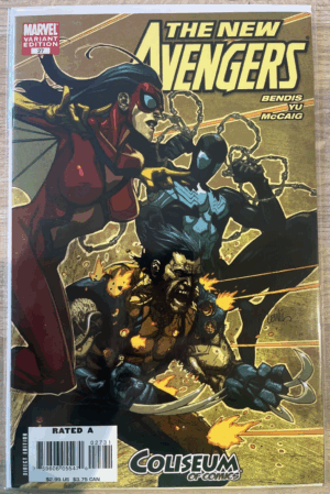 Marvel Comics New Avengers #27 Yu Retailer Variant Barton Ronin 2005 Coliseum Ed