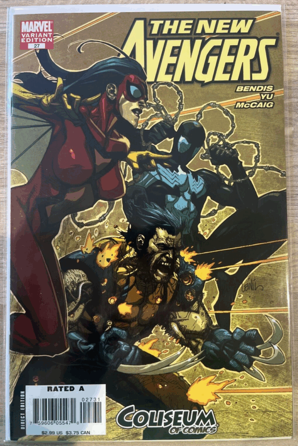 Marvel Comics New Avengers #27 Yu Retailer Variant Barton Ronin 2005 Coliseum Ed