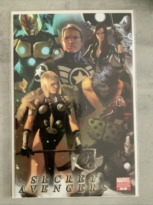 Marvel Comics Secret Avengers #1 1:25 DJurdjevic Variant 1t Shadow Caneil 2010