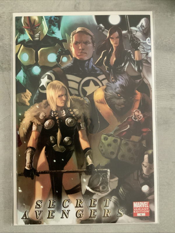 Marvel Comics Secret Avengers #1 1:25 DJurdjevic Variant 1t Shadow Caneil 2010