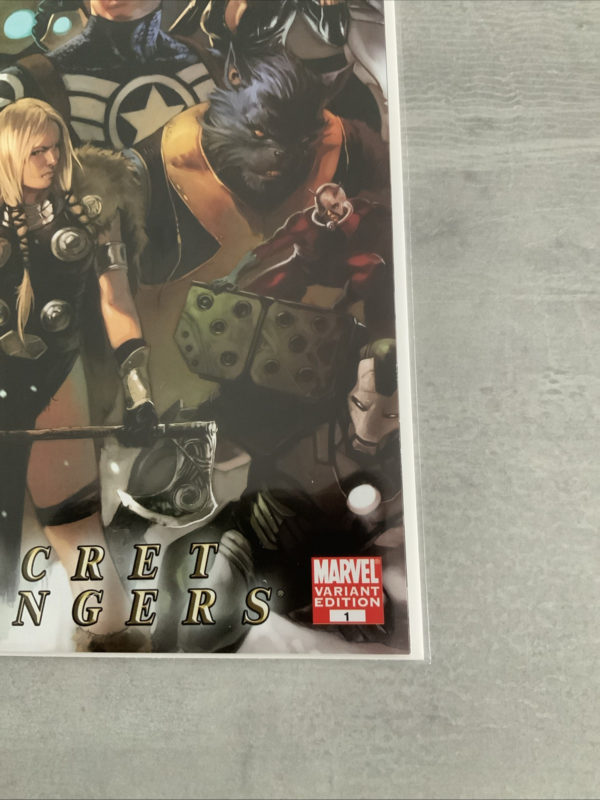 Marvel Comics Secret Avengers #1 1:25 DJurdjevic Variant 1t Shadow Caneil 2010 - Image 4