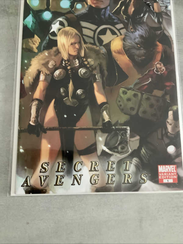 Marvel Comics Secret Avengers #1 1:25 DJurdjevic Variant 1t Shadow Caneil 2010 - Image 5