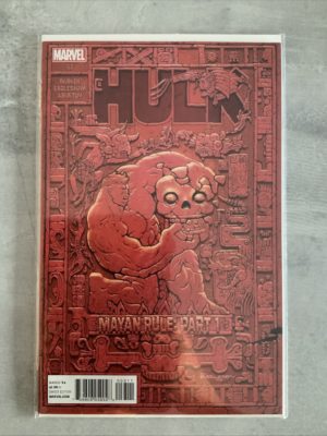 Marvel Comics Hulk #53 Very Low Print Run Red Hulk Mayan Rule 2012