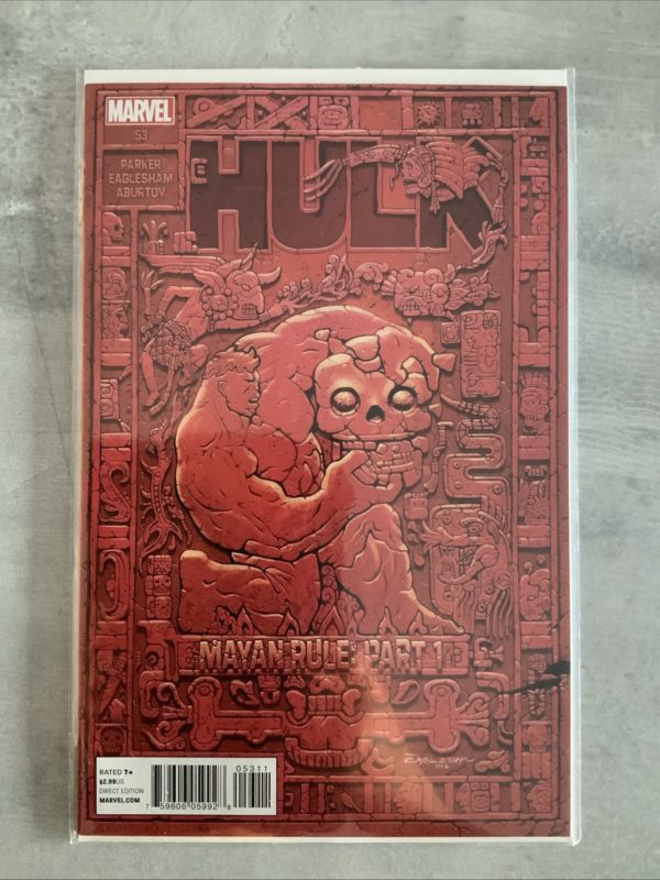 Marvel Comics Hulk #53 Very Low Print Run Red Hulk Mayan Rule 2012