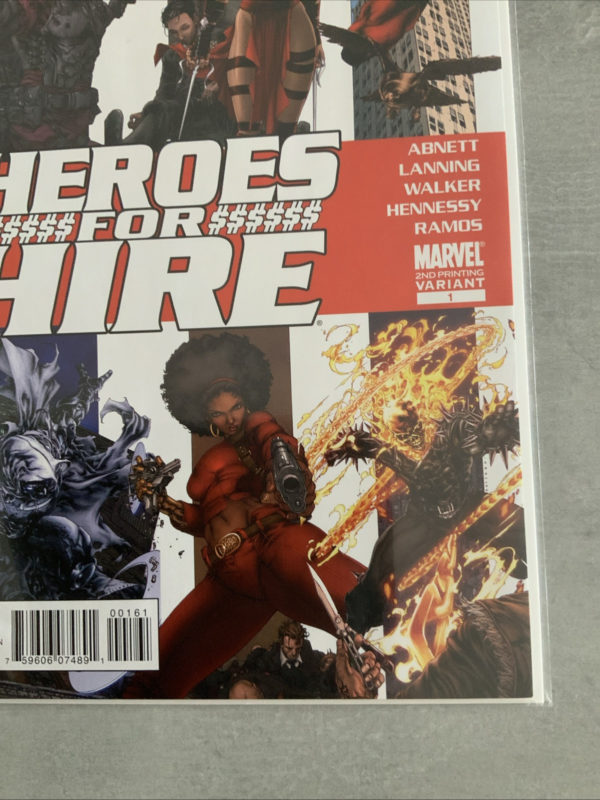 Marvel Comics Heroes For Hire #1 2nd Print Variant 2011 - Image 4