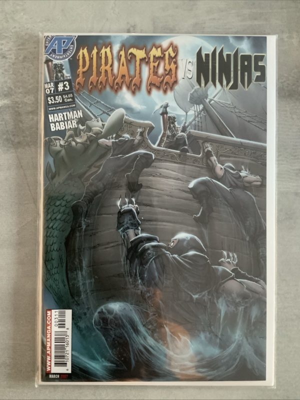 Antarctic Press Comics Pirates VS Ninjas #3 Scarce In UK 2007