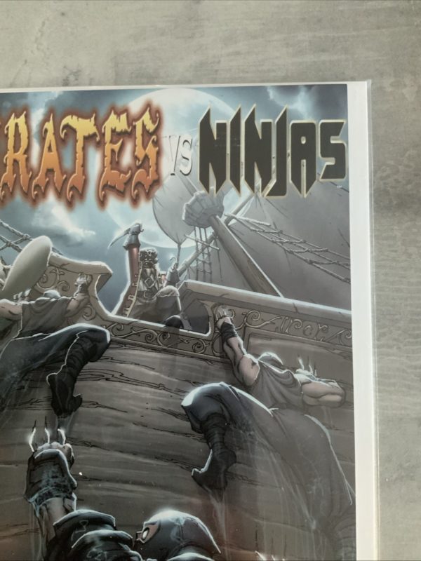 Antarctic Press Comics Pirates VS Ninjas #3 Scarce In UK 2007 - Image 3