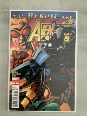 Marvel Comics Avengers Academy #1 1st App Hazmat Mettle 2nd Print Variant Scarce