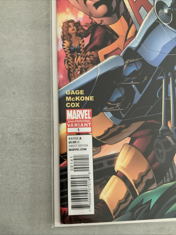 Marvel Comics Avengers Academy #1 1st App Hazmat Mettle 2nd Print Variant Scarce - Image 5