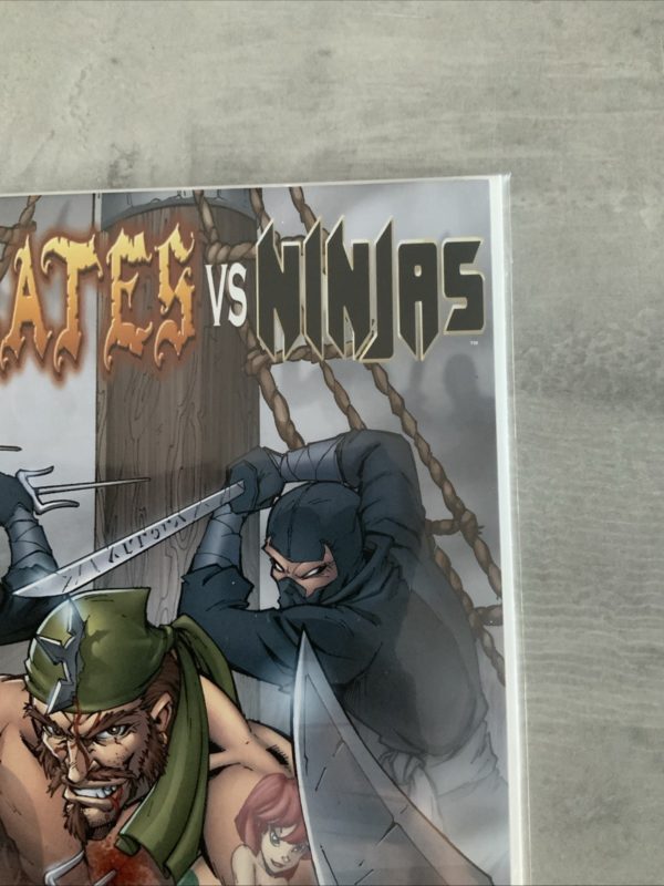Antarctic Press Comics Pirates VS Ninjas  #2 Scarce In Uk 2007 - Image 3