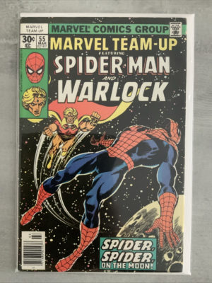 Marvel Comics Marvel Team-Up #55 1977 Cents Bronze Age