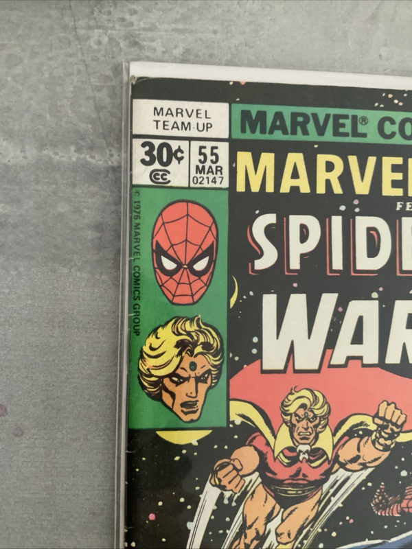 Marvel Comics Marvel Team-Up #55 1977 Cents Bronze Age - Image 2