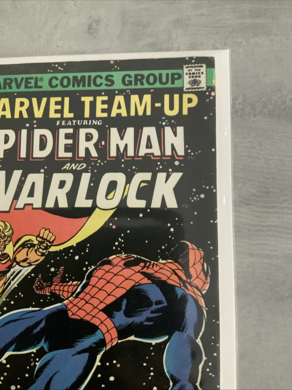 Marvel Comics Marvel Team-Up #55 1977 Cents Bronze Age - Image 3