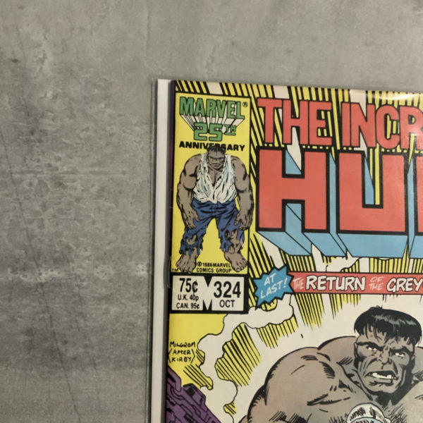 Marvel Comics The Incredible Hulk #324 1986 Hulk #1 Homage - Image 2