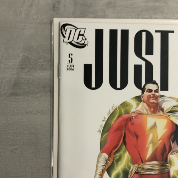 DC Comics Justice #5 Scarce Shazam Alex Ross 2nd Print Variant 2006 - Image 2