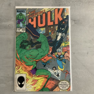 Marvel Comics The Incredible Hulk #300 Spider-Man Black Suit 1984 Bronze Age