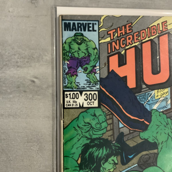 Marvel Comics The Incredible Hulk #300 Spider-Man Black Suit 1984 Bronze Age - Image 2