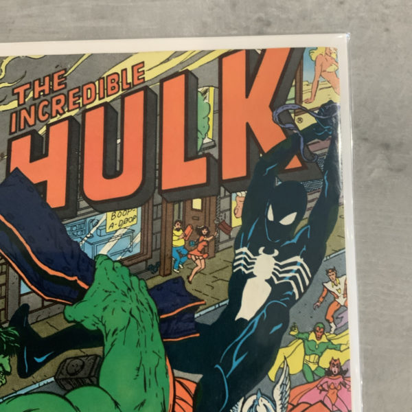 Marvel Comics The Incredible Hulk #300 Spider-Man Black Suit 1984 Bronze Age - Image 3