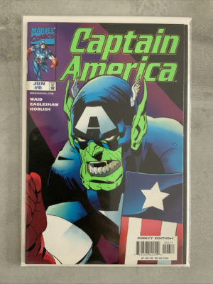 Marvel Comics Captain America #6 1998 Skrull Cover Scarce