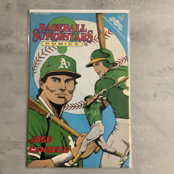 Revolutionary Comics Baseball Superstars #6 Jose Canseco Scarce 1991