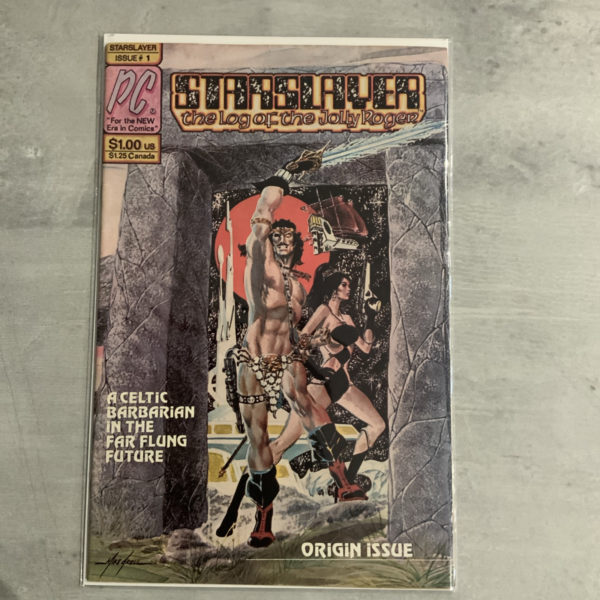 Pacific Comics Starslayer #1 1st Cameo Rocketeer 1982 Bronze Age