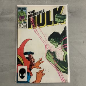 Marvel Comics The Incredible Hulk #299 Dr Strange Cover 1984 Bronze Age
