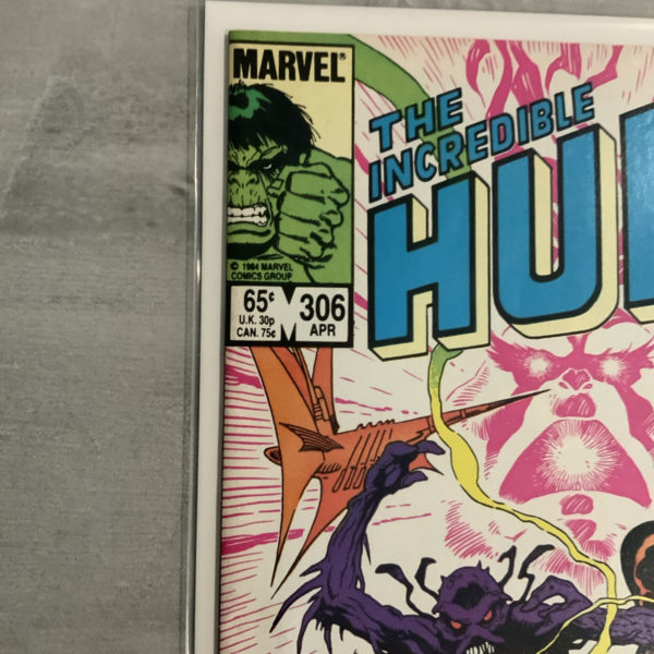 Marvel Comics The Incredible Hulk #306 1985 Bronze Age - Image 2