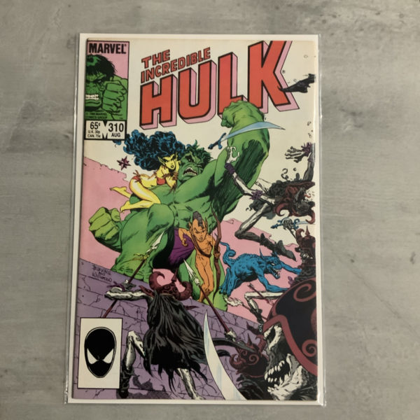 Marvel Comics The Incredible Hulk #310 1985 Bronze Age