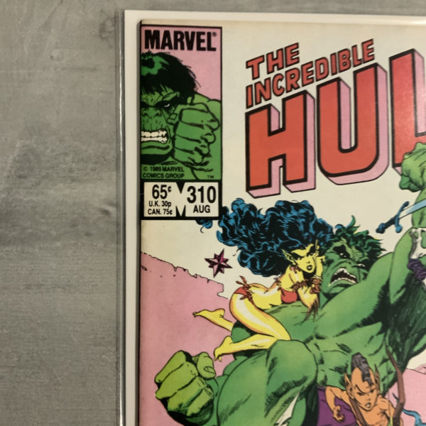 Marvel Comics The Incredible Hulk #310 1985 Bronze Age - Image 2