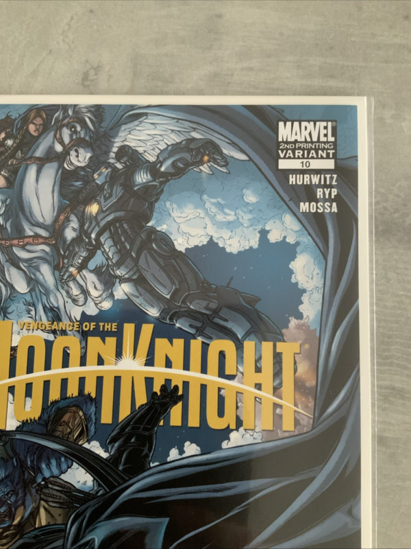 Marvel Comics Vengeance Of The Moon Knight #10 Very Rare 2nd Print Variant 2010 - Image 3