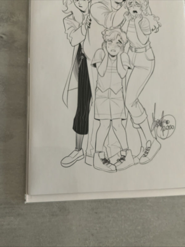 Boom Comics Spector Inspectors #1 1 Per Store Sketch Variant 2021 - Image 5